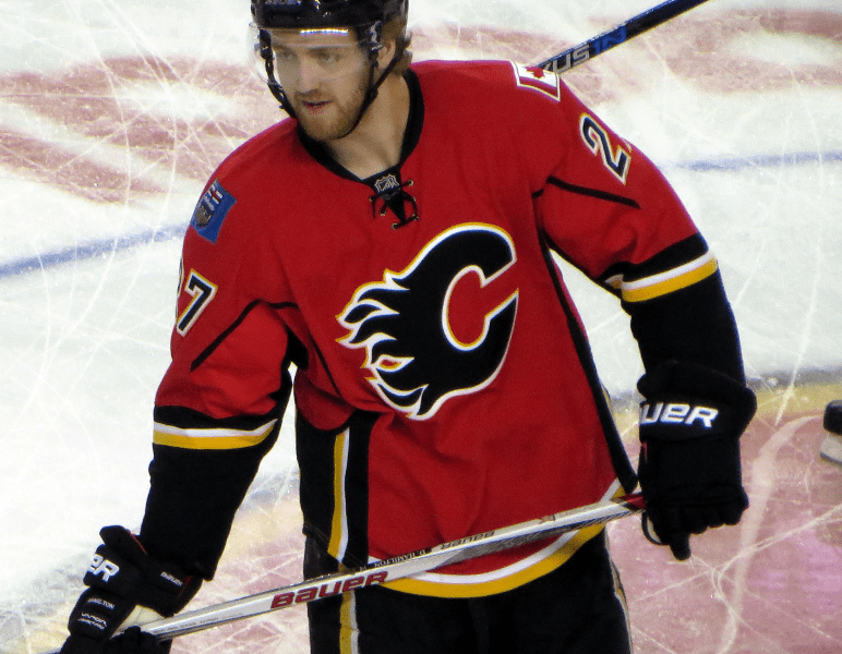 Dougie Hamilton when he was a member of the Calgary Flames